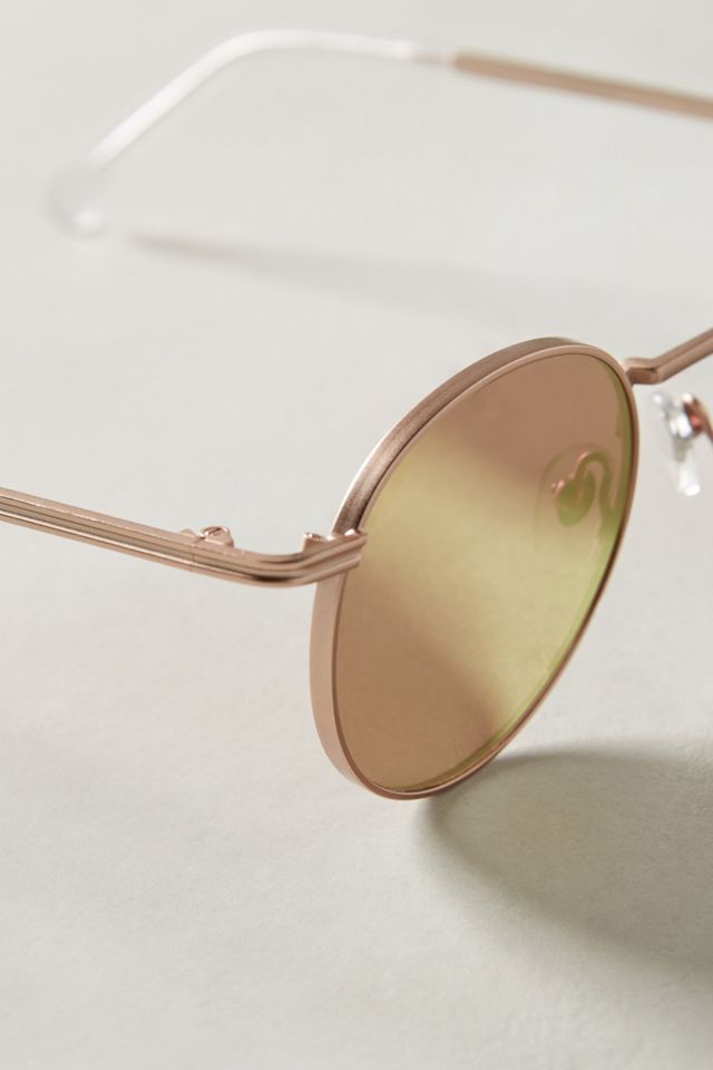 Anthropologie Sunglasses KOMONO clear gold Brown Gradient  NEW Komono The Chloe Gold Prescription Sunglasses - 50% Off Lenses main image 2
