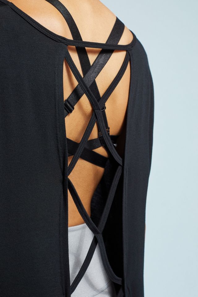 Lace-Up Back Tee #1