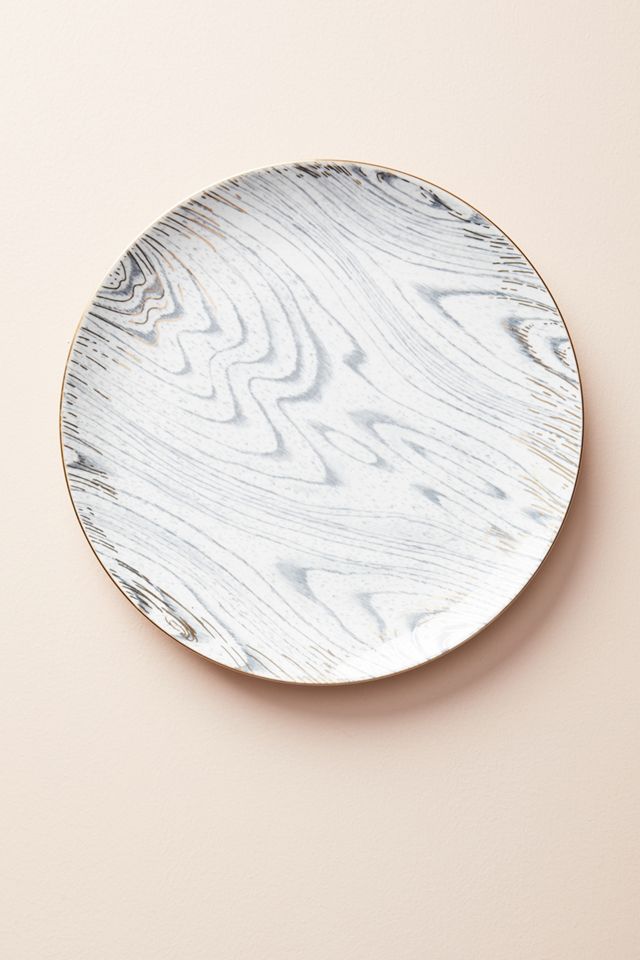 Woodgrain Dinner Plate