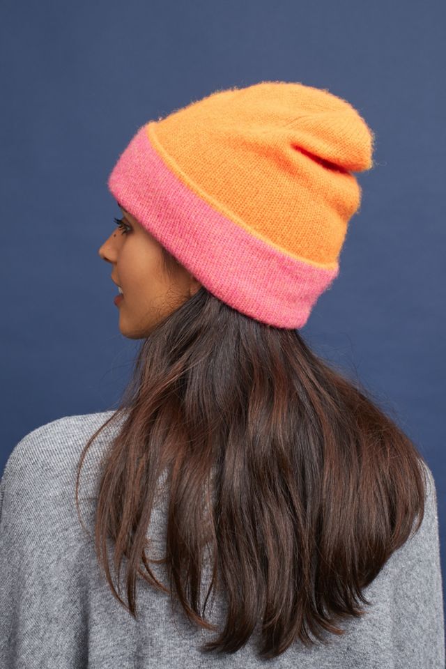 Two-Toned Cashmere Beanie #2