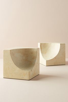 Sculpted Wood Bookends