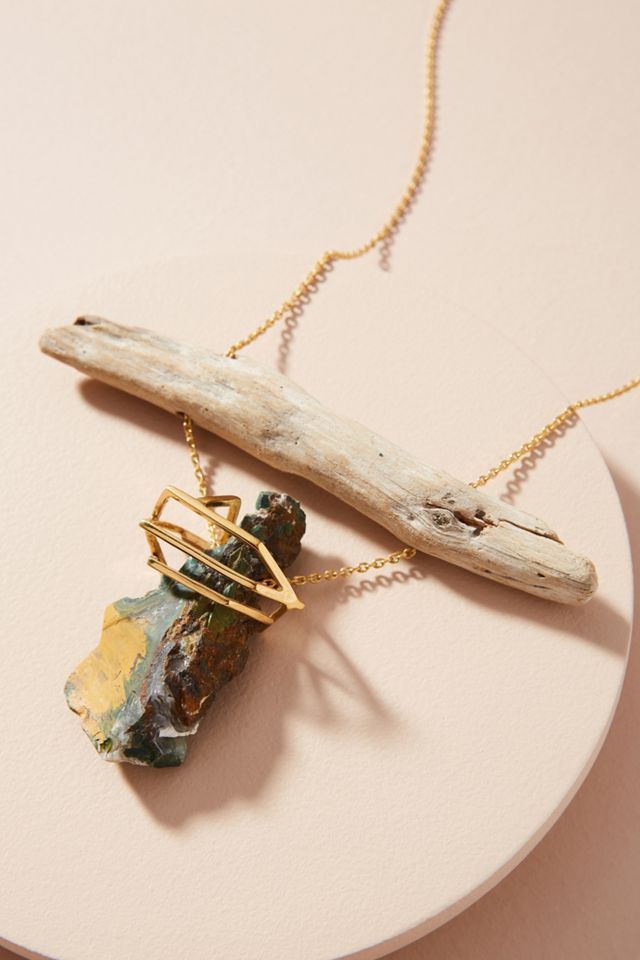 Jasper Driftwood Necklace #1
