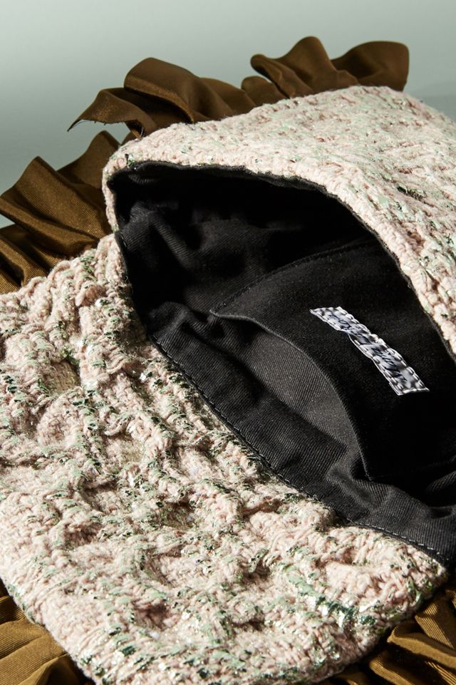 Ruffled Silk Clutch #2