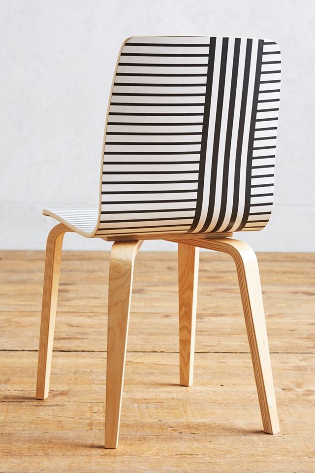 Striped Tamsin Dining Chair #1