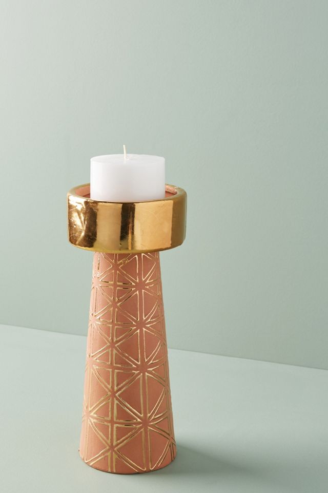 Geo Pillar Candle Holder #1