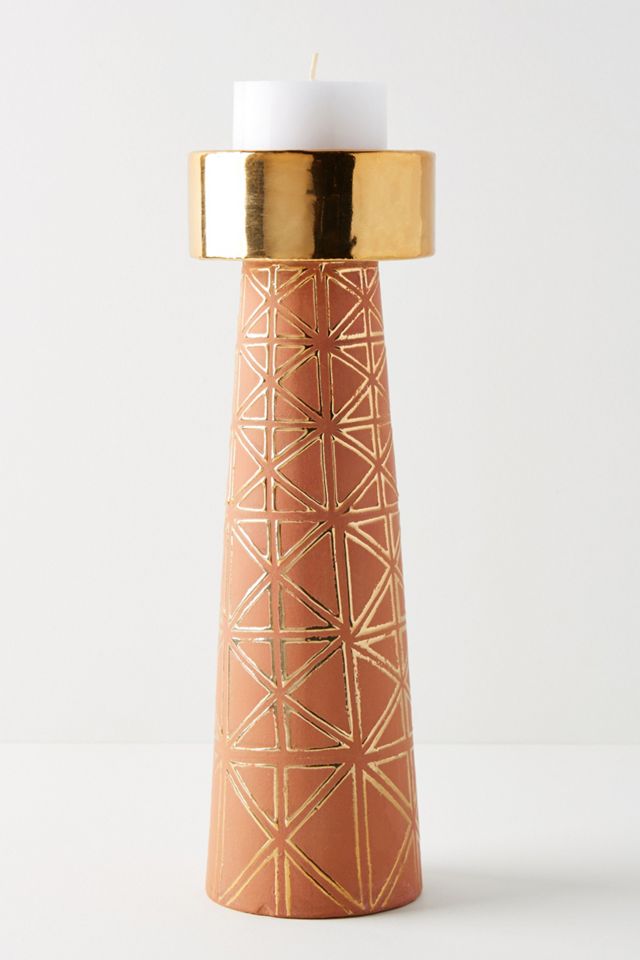 Geo Pillar Candle Holder #3