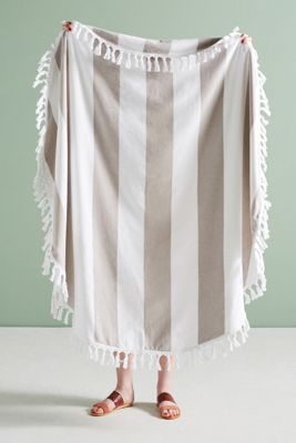 Kassatex Cabana Round Beach Towel
