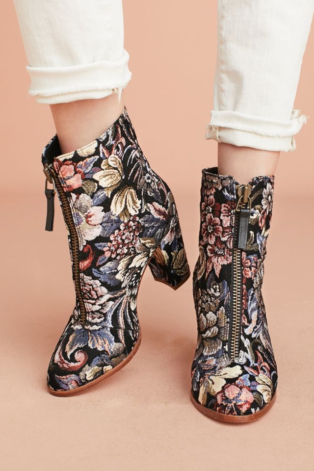 Charlotte Stone Jane Brocade Boots #1