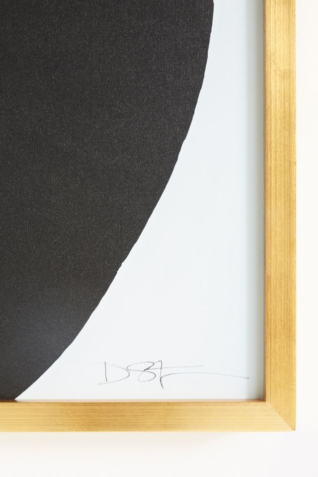 Gold Black Orb Wall Art #3