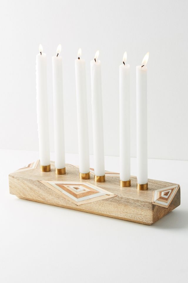 Marquetry Candle Holder #3