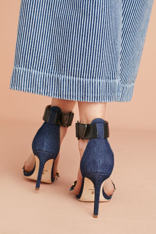 Bill Blass Sylvia Denim Heels #3