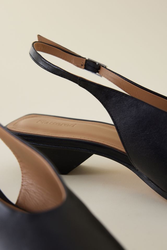 Flattered Avalon Leder-Slingback-Absätze #2