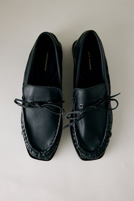 Mocassins en cuir froncé By Anthropologie