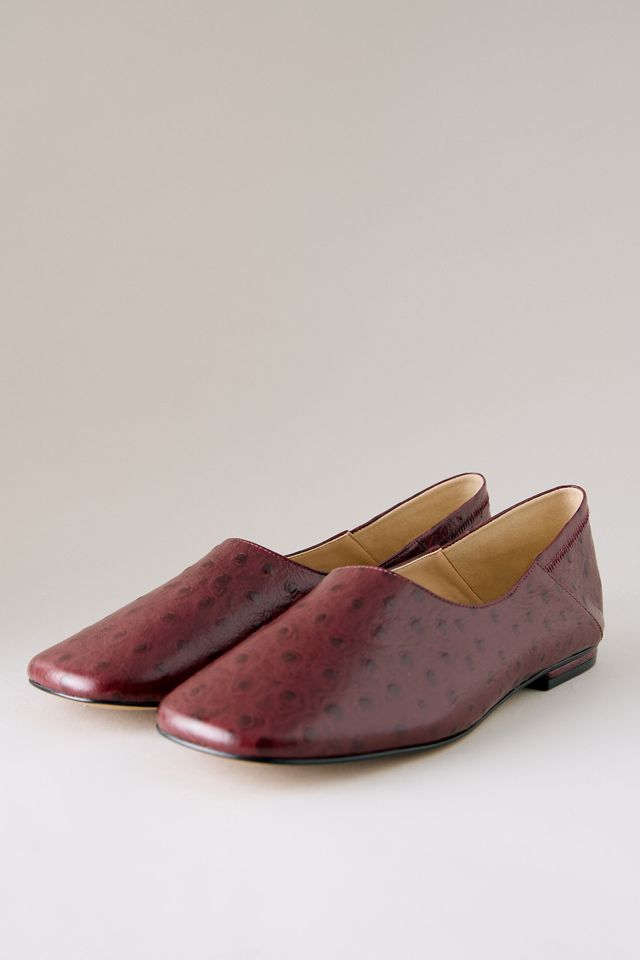 Zapatos Planos de Cuero con Punta Cuadrada Maeve #2