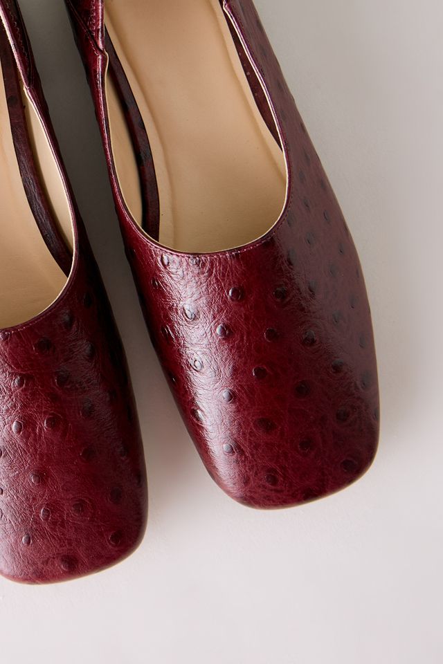 Zapatos Planos de Cuero con Punta Cuadrada Maeve #3