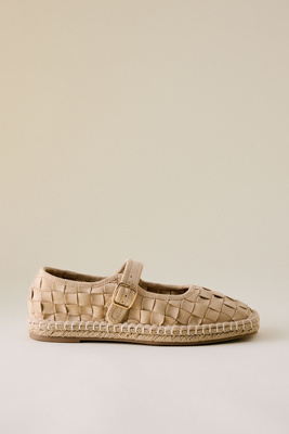 Coconuts By Matisse Meg Espadrille Mary Jane Flats In Nude