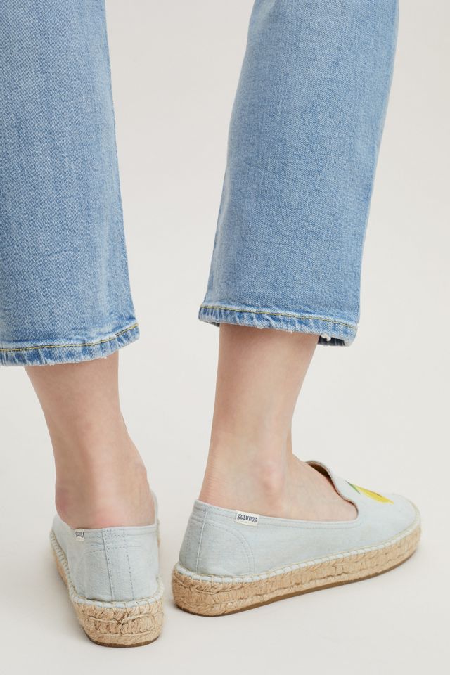 Soludos Arnie Lemon-Print Espadrille #2