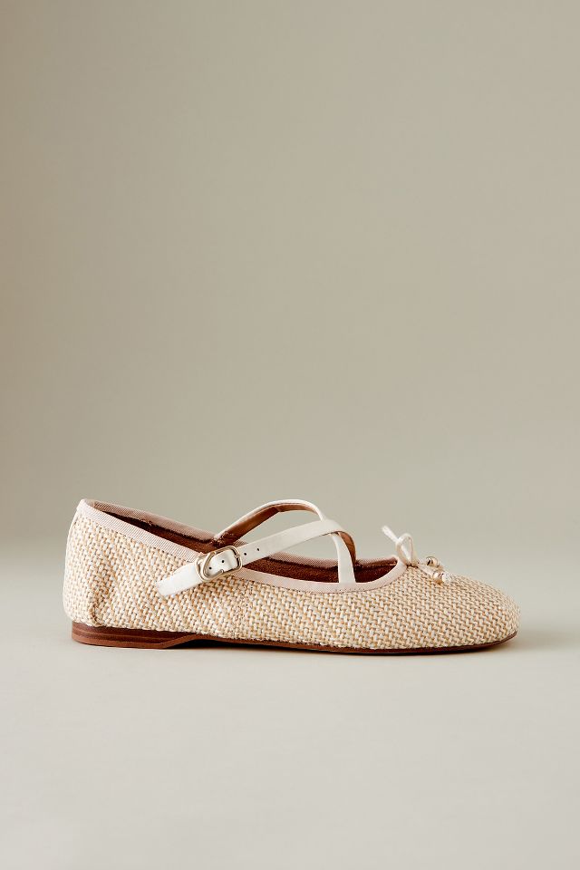 Circus NY Zuri Cross-Strap Ballet Flats | Anthropologie UK