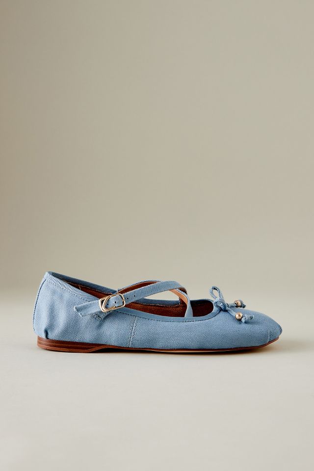 Circus NY Zuri Cross Strap Ballet Flats