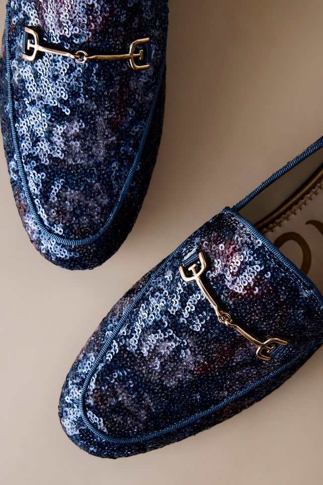 Sam edelman glitter loafers clearance