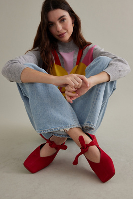 vicenza bow mary jane flats