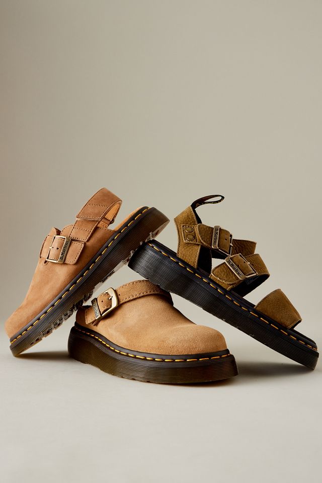 Dr. Martens Jorge II Nubuck Leather Slingback Mules