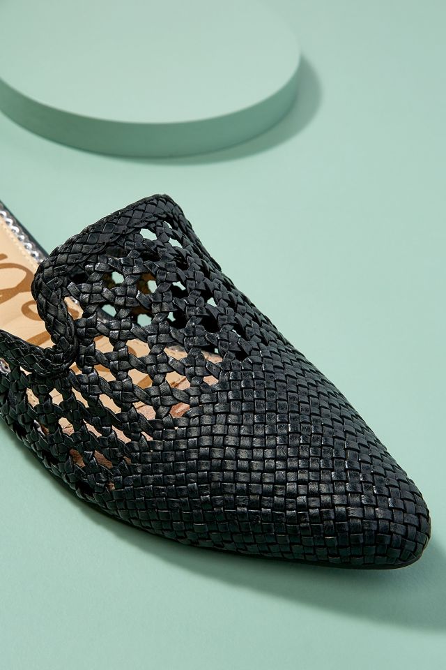 Sam Edelman Clara Flats Slip-on de cuero tejido #2