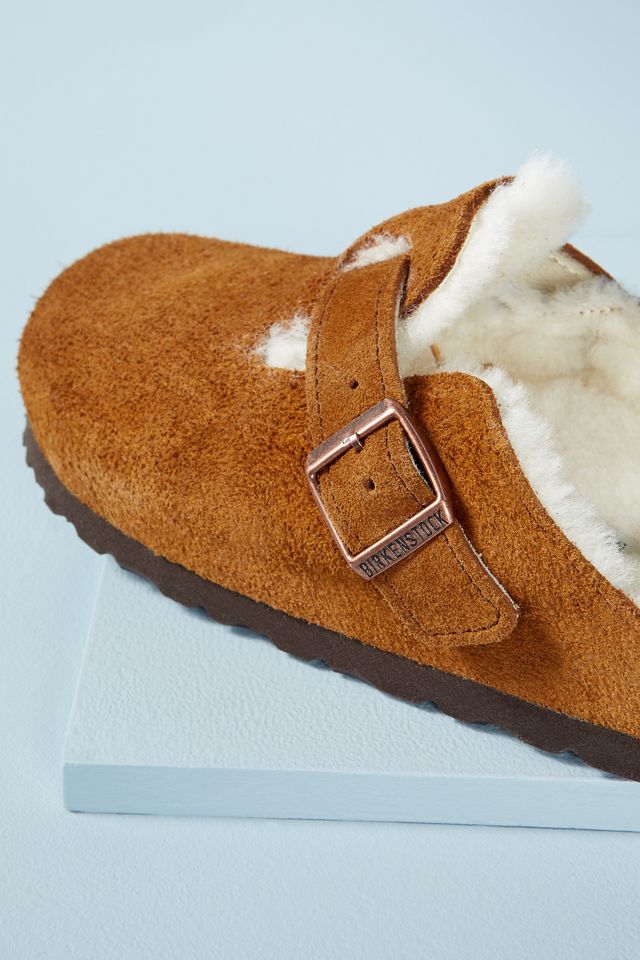Birkenstock Boston Clogs mit Lammfell #1