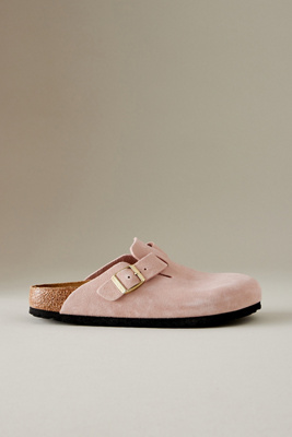 Birkenstock Boston Suede Clogs