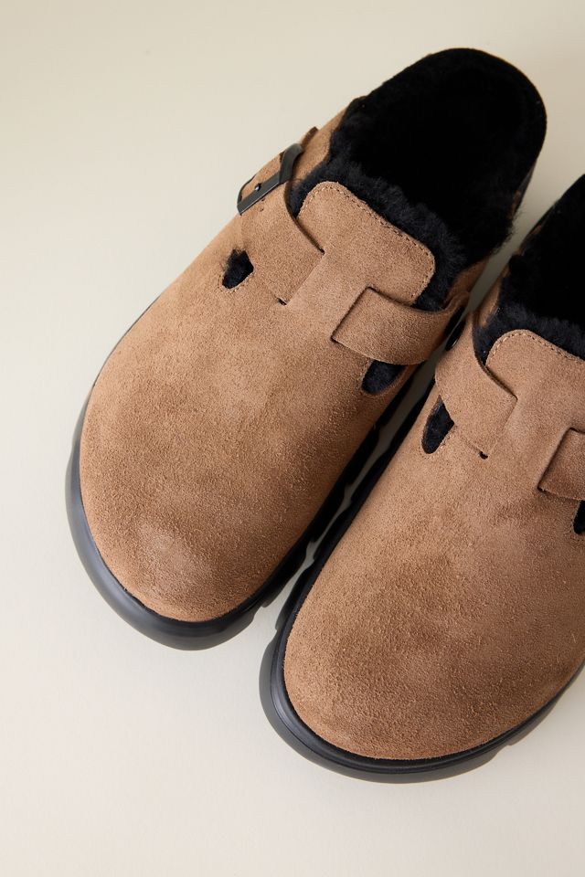 Birkenstock Boston Chunky Suede Clogs #2
