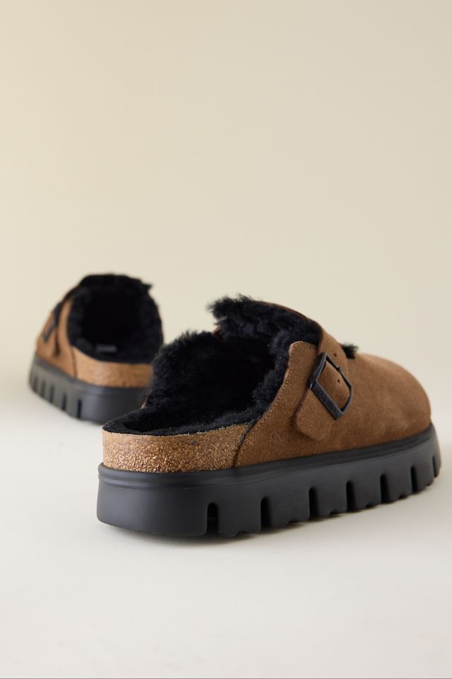 Birkenstock Boston Chunky Suede Clogs #3