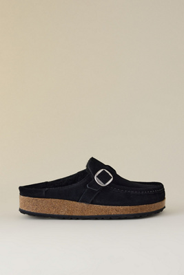 Birkenstock Buckley Shearling Suede Clogs