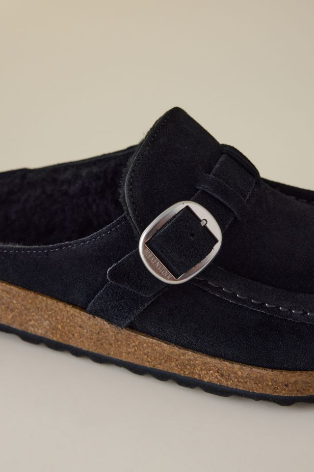 Birkenstock Buckley Shearling Suede Clogs #1