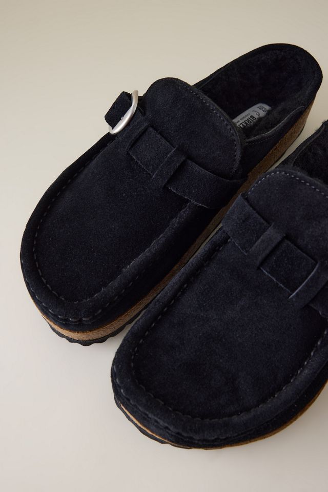 Birkenstock Buckley Shearling Suede Clogs #3