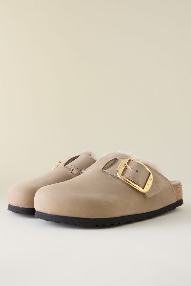Birkenstock Boston Big Buckle Shearling Clogs #1