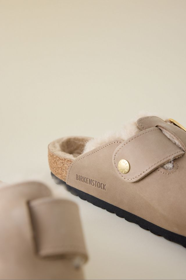 Birkenstock Boston Big Buckle Shearling Clogs #3