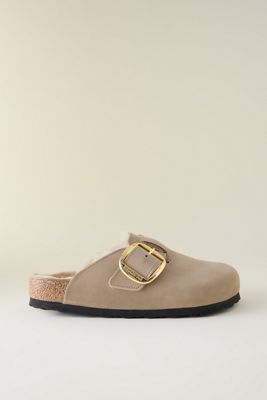 Birkenstock Boston Große Schnalle Shearling Clogs