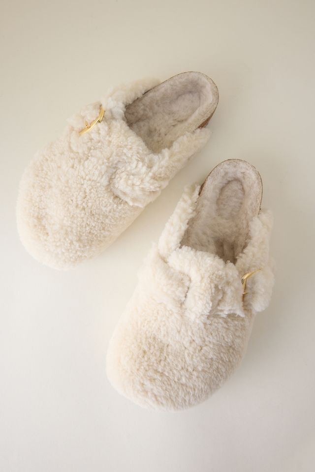 Zoccoli Birkenstock Boston Big Buckle in montone #2