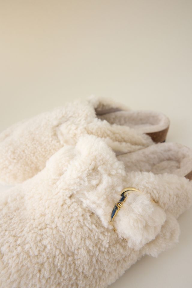 Zoccoli Birkenstock Boston Big Buckle in montone #3