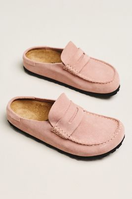 Birkenstock Naples Wildleder-Clogs