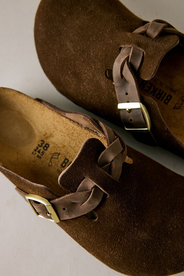 Zuecos Birkenstock Boston de Ante Trenzado #3