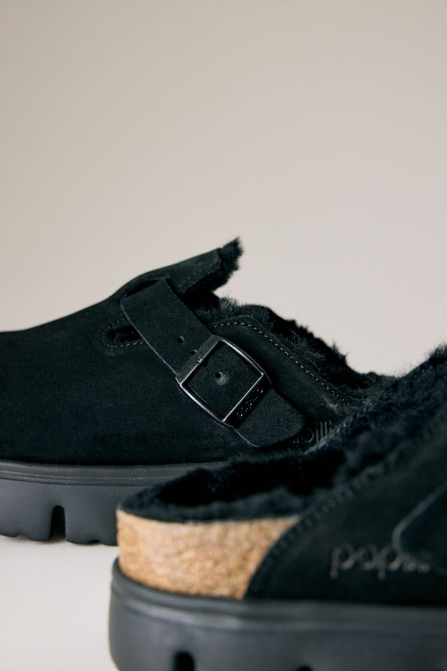 Birkenstock Boston Papillio Chunky Shearling Clogs #2