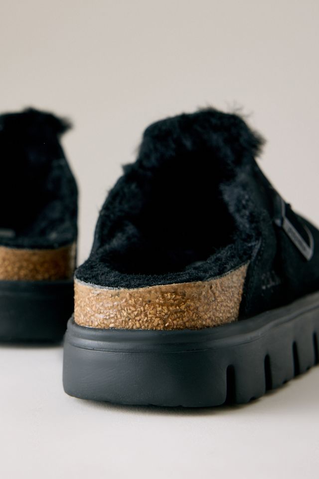 Birkenstock Boston Papillio Chunky Shearling Clogs #3