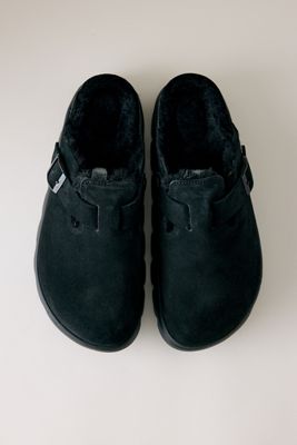 Zoccoli Birkenstock Boston Papillio Chunky con Shearling