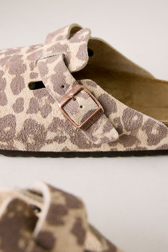 Birkenstock Boston Leopard Clogs #1