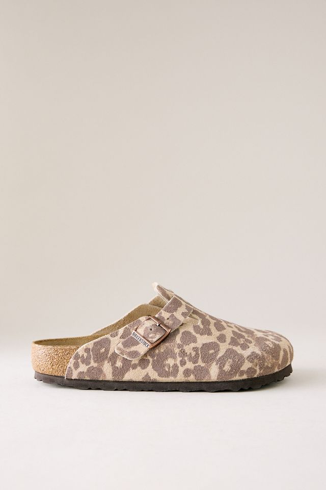 Birkenstock Boston Leopard Clogs #2