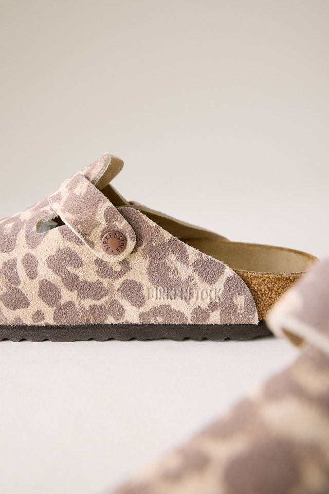 Birkenstock Boston Leopard Clogs #3