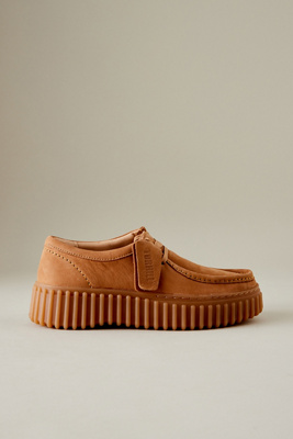 Scarpe Basse Clarks TORHILL BEE Donna - Pelle Grezza Rossa, Stringate - Foto 2