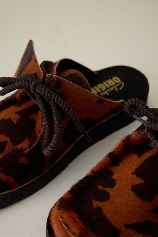 Clarks Desert Nomad Cow Print Mule #3