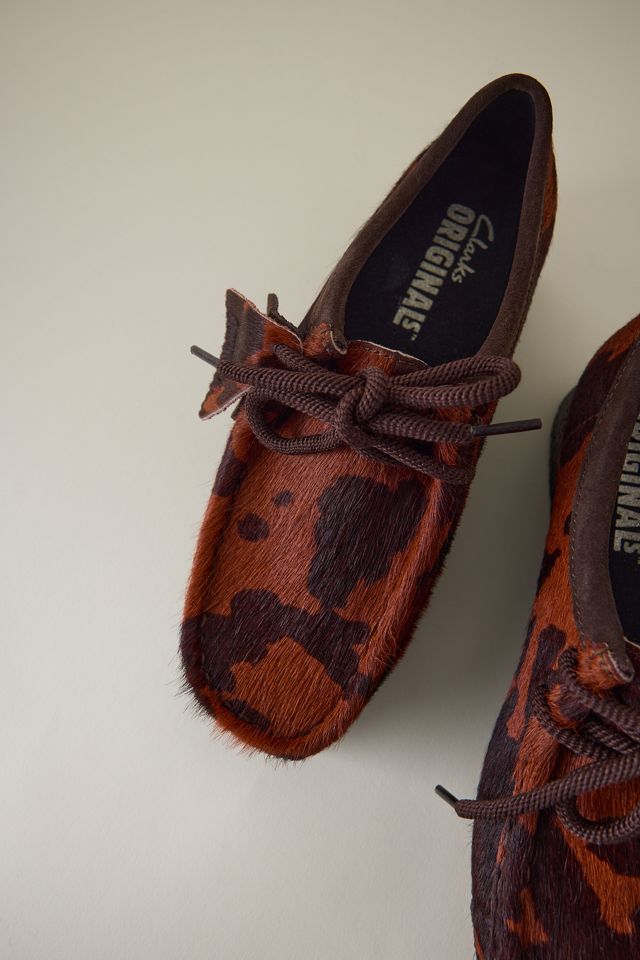 Chaussures Clarks Wallabee Motif Vache Marron #2